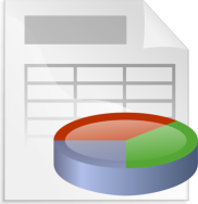 Spreadsheet and Pie Chart